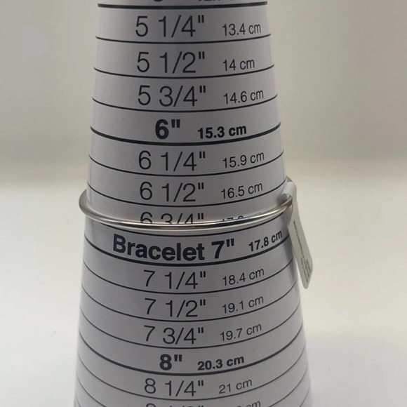 Real Simple Style Talia Bracelet Womens Rhodium Sapphire Silver - Picture 5 of 5